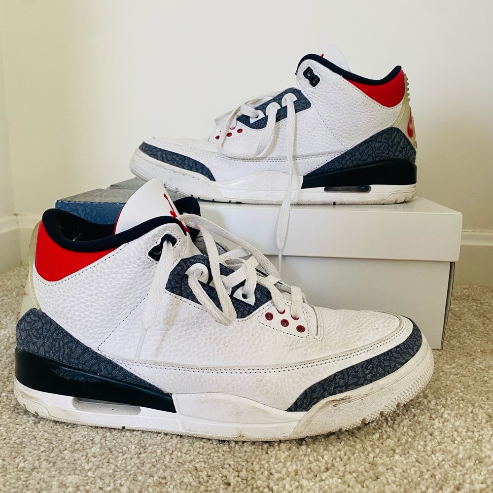 Air Jordan 3 Denim SE Fire Red